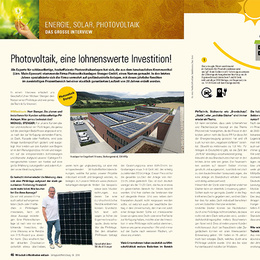 Wirtschaft Mainfranken 06/18 bei Photovoltaikanlagen Stenger GmbH in Wiesthal